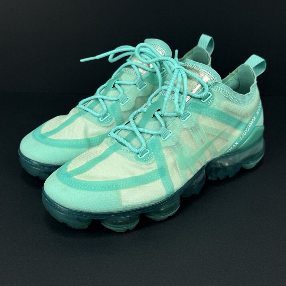 🔥 Nike Air VaporMax 2019 Women’s 9.5 Teal Tint Running Shoes CI9903-300 Cool